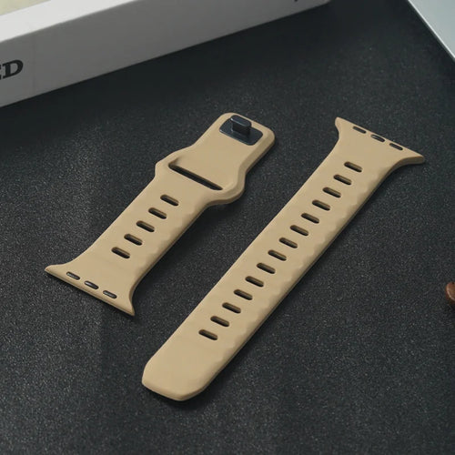 Sportarmband für Apple Watch Ultra 10 9 8 7 6 SE 5 Weiches Silikon 