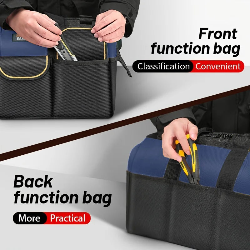 16 Inch Multifunctional Tool Bags 1680D Oxford Cloth Electrician Bags