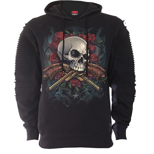 LORD HAVE MERCY - Sudadera con capucha de moda de motociclista de primera calidad para hombre