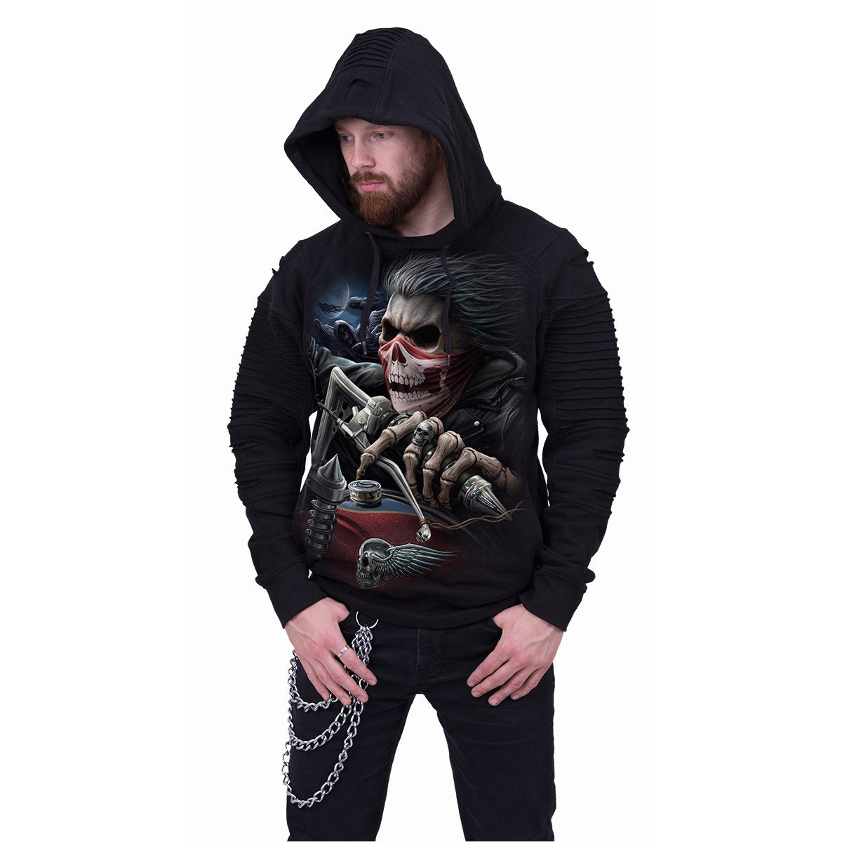 SOUL RIDER - Premium Bikermode Herren Hoodie