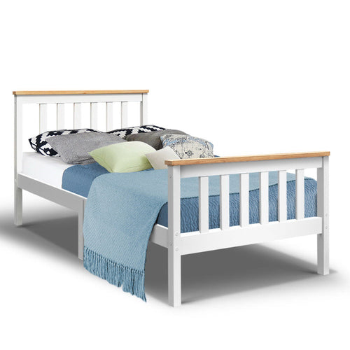 Cama individual de madera Artiss, muebles de dormitorio para niños