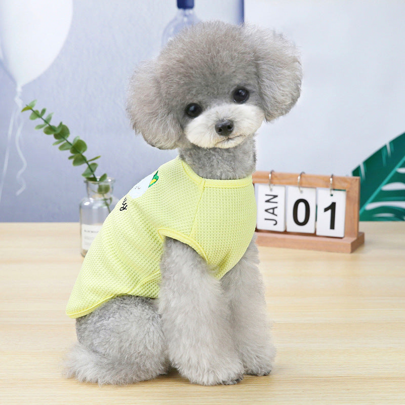 Pet Dog Fashion Embroidery Vest