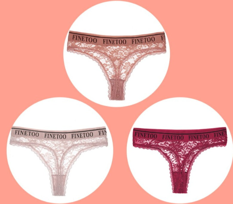 Ladies Thong Panties Lace T-Pants