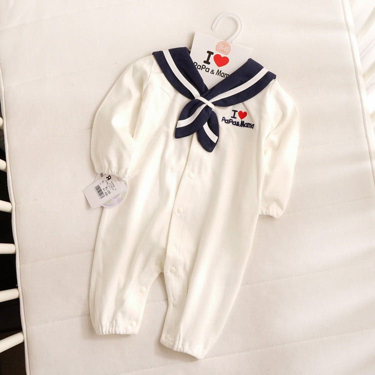 Marine-Stil Baby-Kleidung Neugeborenen-Kleidung Baby-Strampler