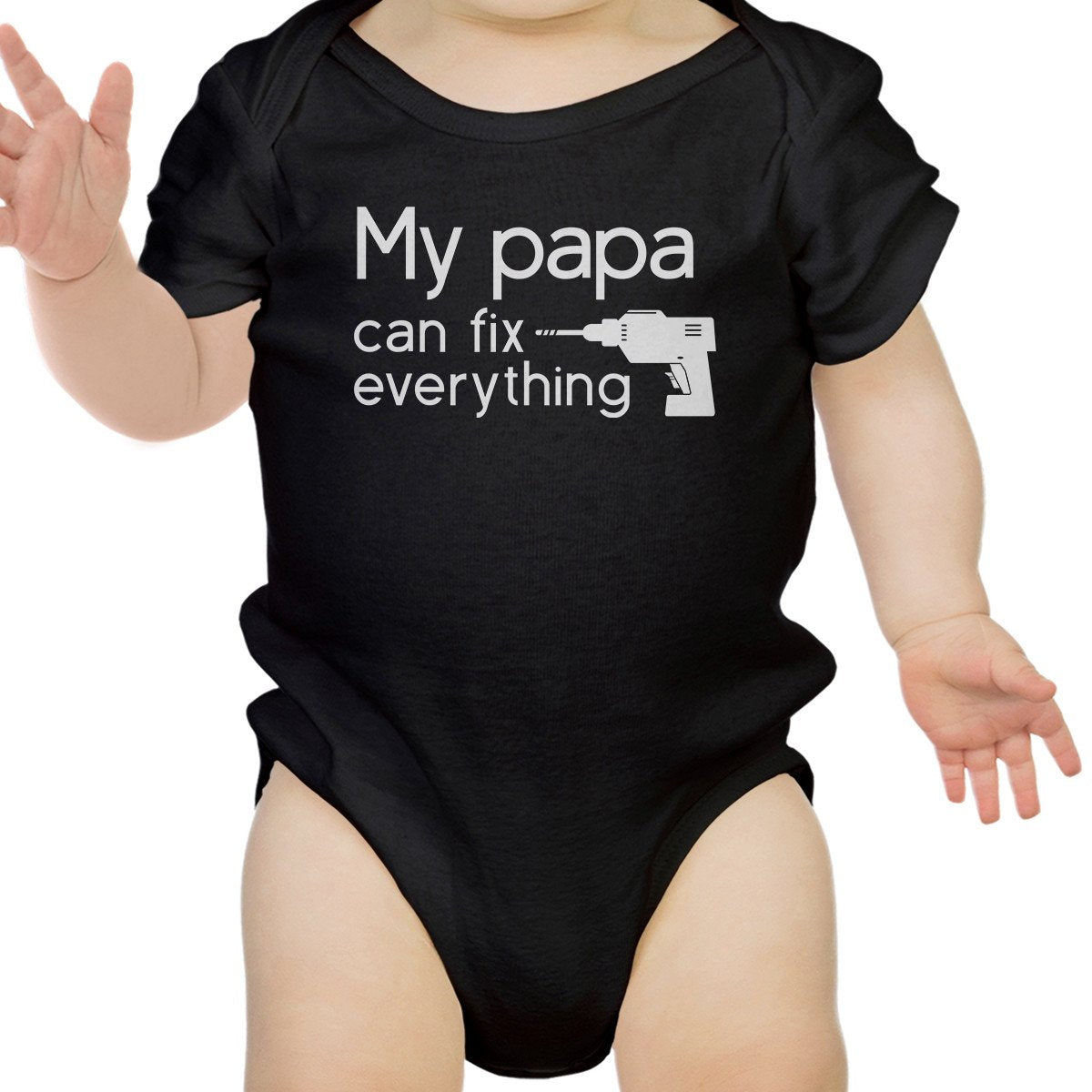 My Papa Fix Schwarz Süßer Baby Onesie Einzigartige Väter