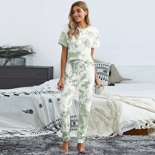 Damen Home Batikhose Pyjama