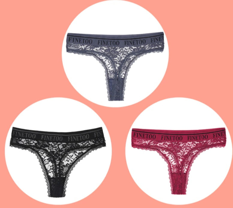 Ladies Thong Panties Lace T-Pants