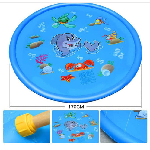 Langlebige Kinder-Wasser-Sprüh-Pool-Matte Splash Sprinkle Play Pad Matte