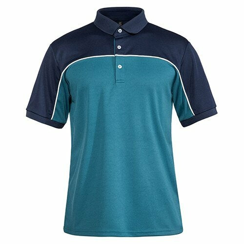 Camisetas de bloques de color, polos de manga corta para hombre, camisetas casuales de moda para golf