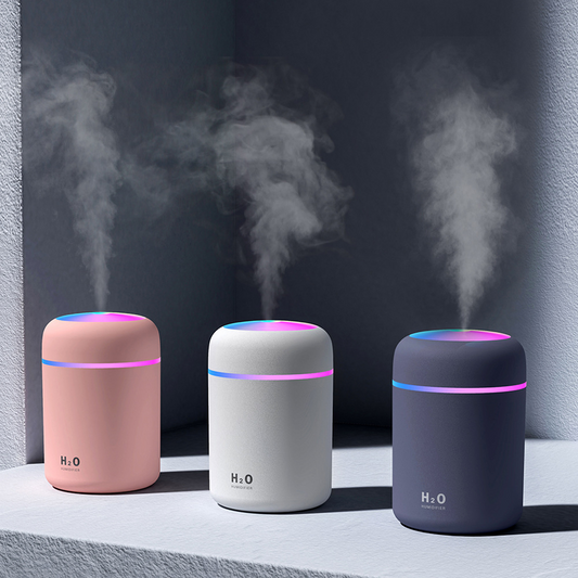 Humidificador de aire portátil, difusor de aceites esenciales aromáticos para el hogar y el coche