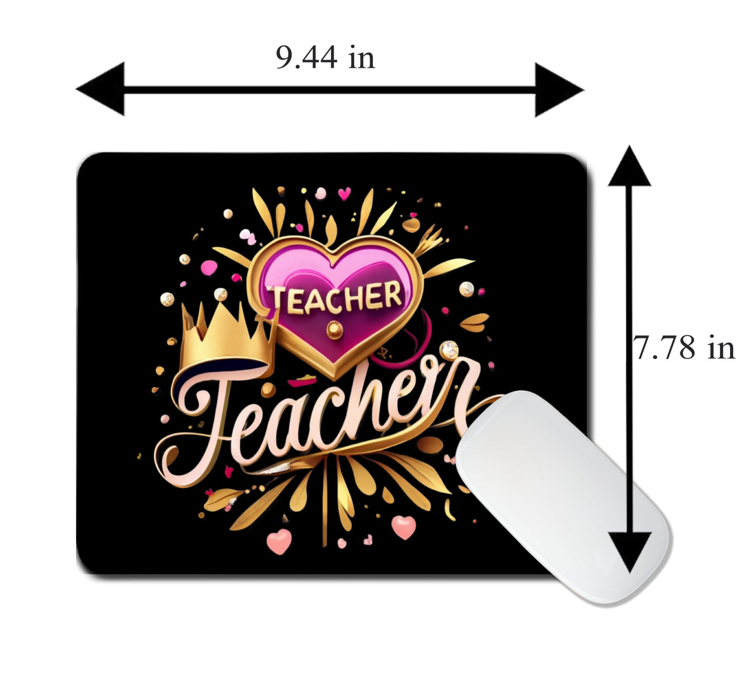 School Teacher Non-Slip Computer Mousepad Mouse Pad