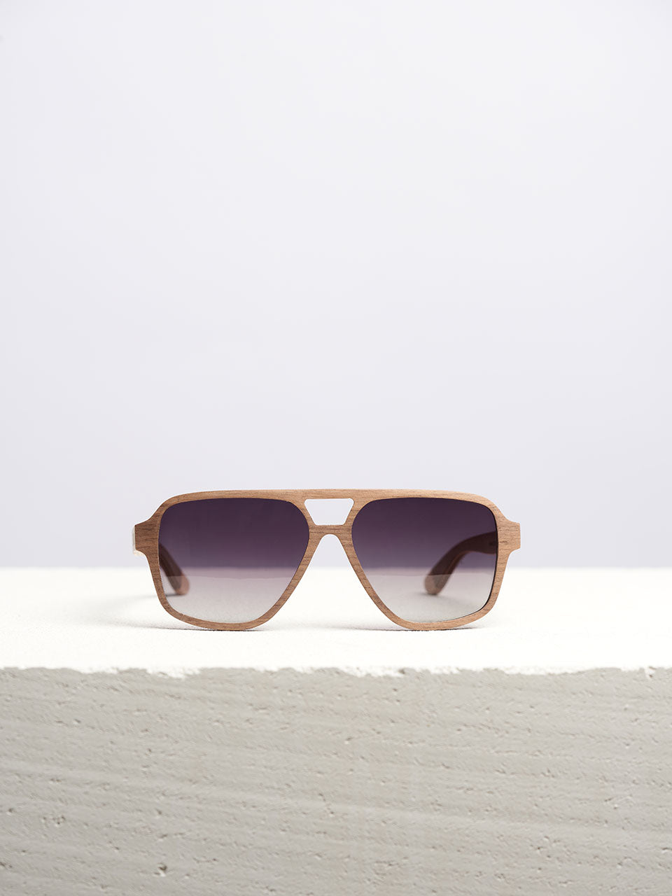 Oblique – Holzsonnenbrille für Männer