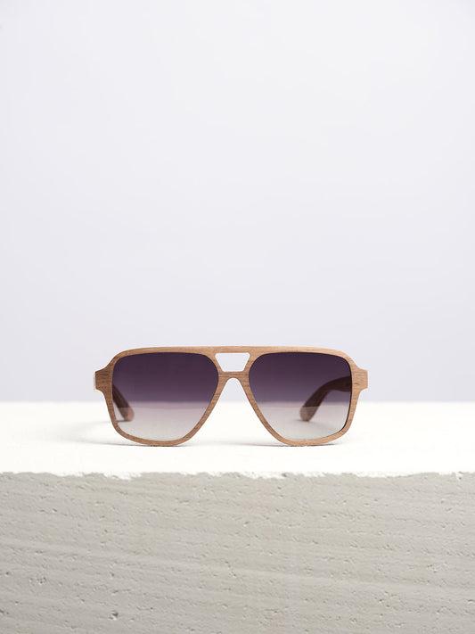 Oblique - Wooden Sunglasses for Men