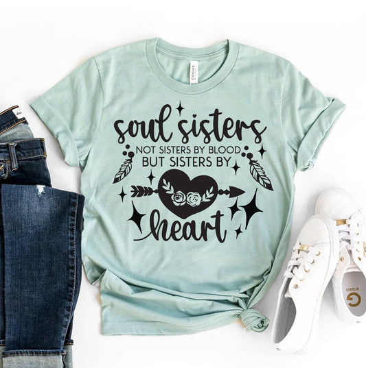 T-Shirt mit Aufdruck „Soul Sisters“