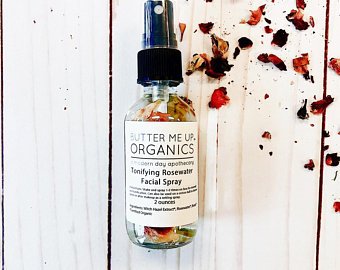 Organic Rose Water Facial Setting Spray Makeup