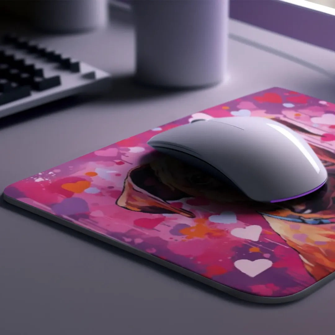 Sweetheart Dog Boxer Non-Slip Rubber Mousepad