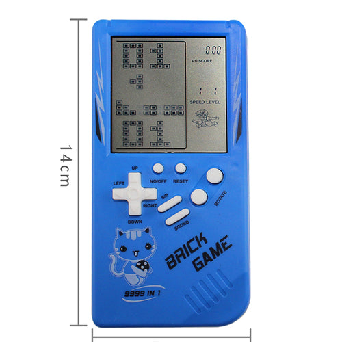 Retro Kindheit Tetris Handheld Spiel Spieler Rosa