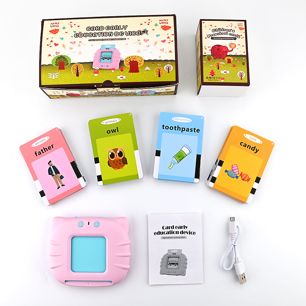 Tarjetas cognitivas electrónicas para niños Tarjetas parlantes Libros en audio 