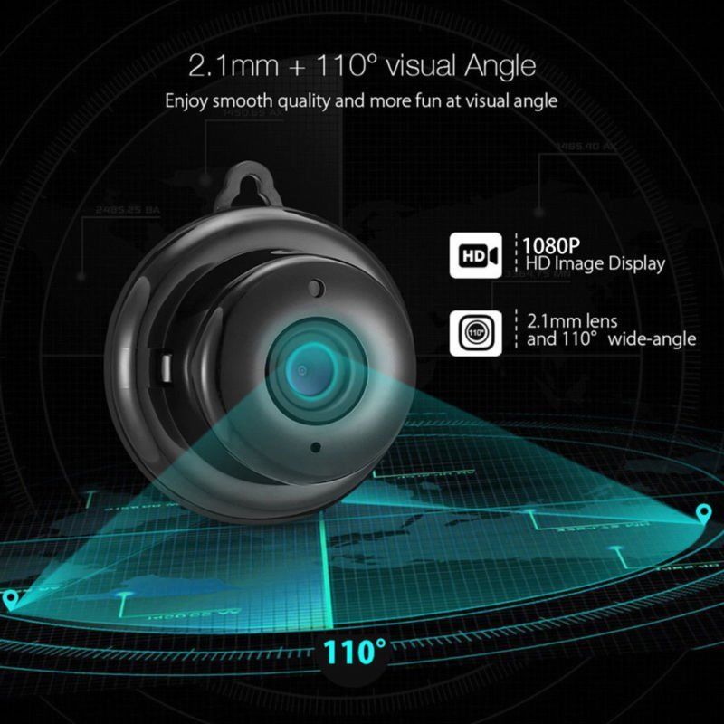 Mini cámara IP inalámbrica oculta con WIFI HD 1080P