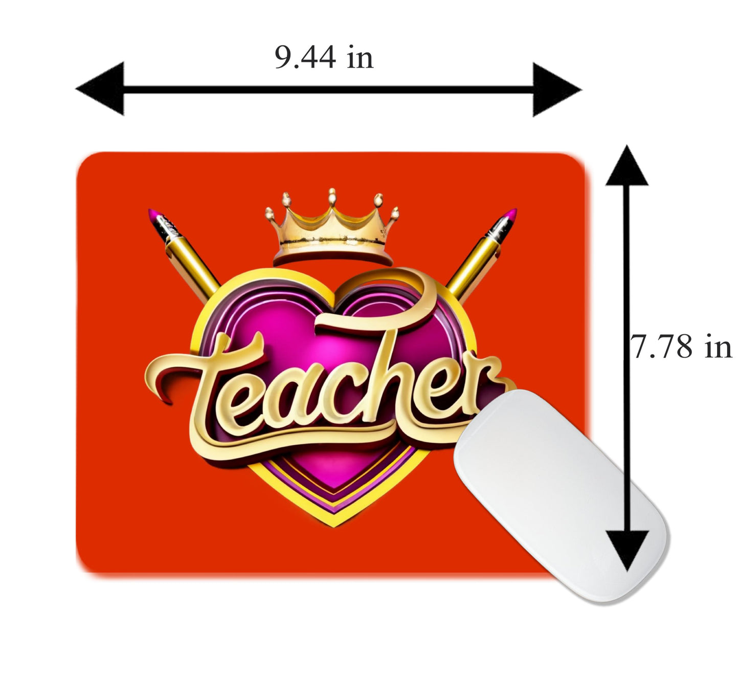 Rutschfestes Computer-Mauspad für Schullehrer