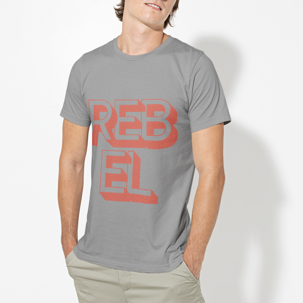 T-Shirt mit Rebel-Logo für Herren