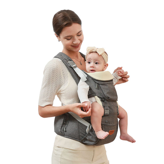 Ergonomische 3-in-1-Babytrage und Hüftsitz