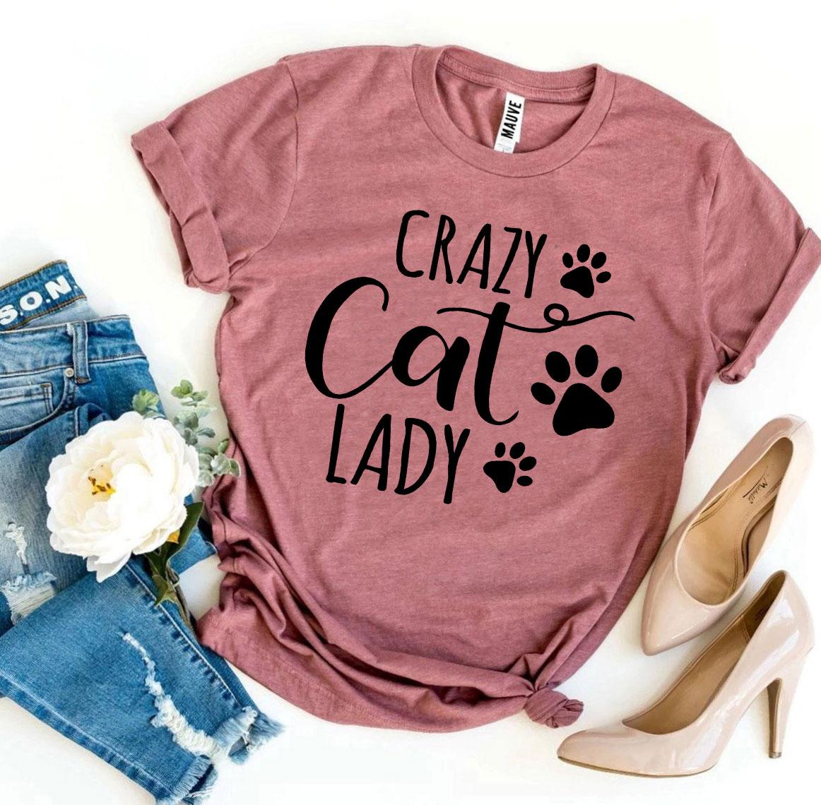 Camiseta de la loca de los gatos