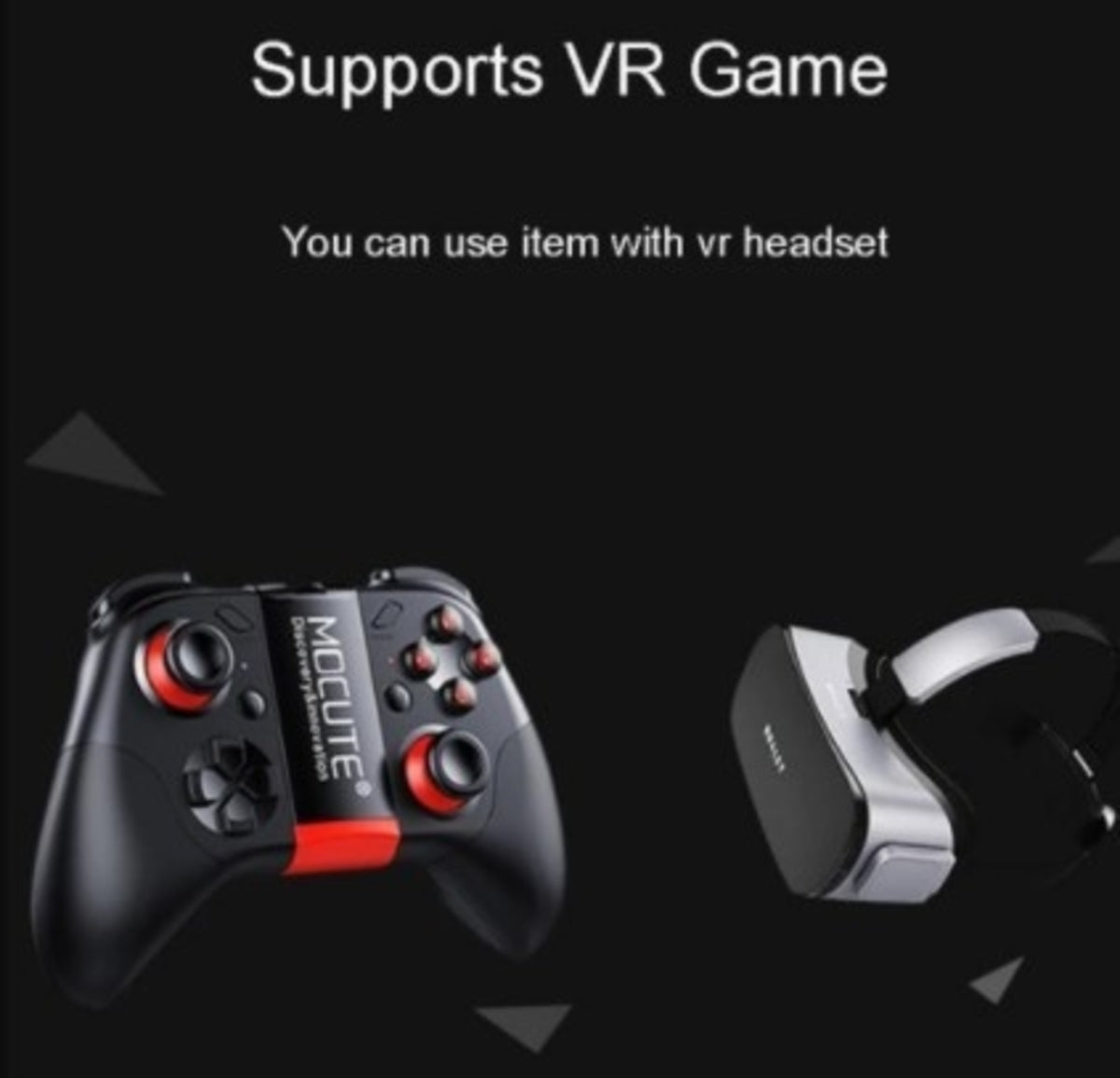 Dragon VR Gaming 3D-Stereo-Headset mit Bluetooth-Gaming-Controller