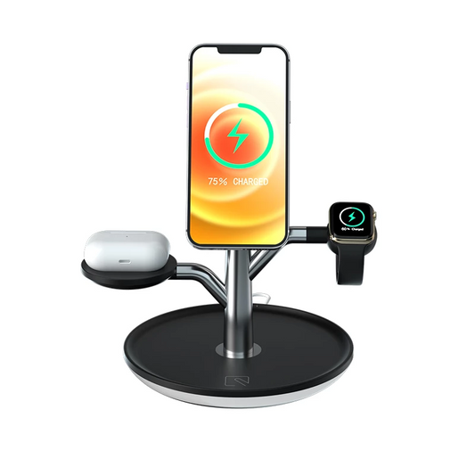 Soporte de carga inalámbrica universal para iPhone, Apple Watch y Airpods