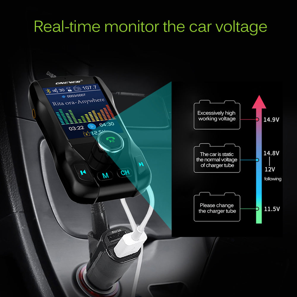 Transmisor FM Bluetooth para coche Bluetooth V3.0