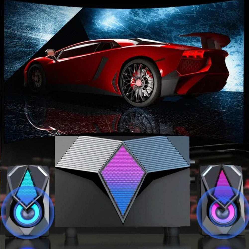 Dragon RGB-Computer-Gaming-Lautsprecher 