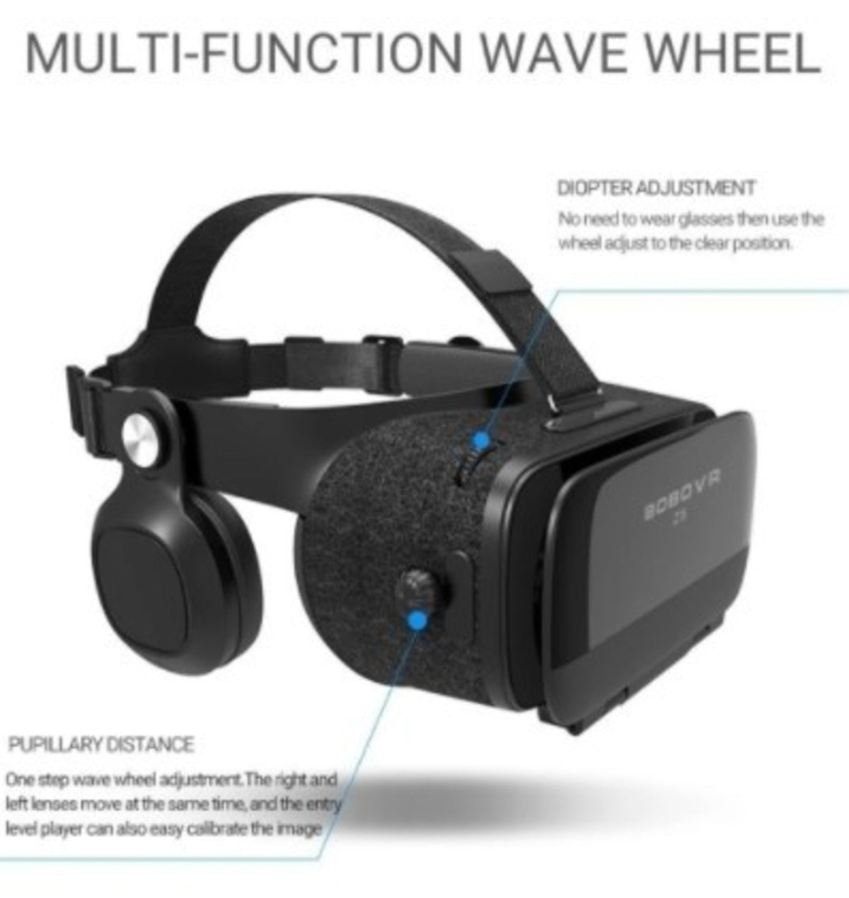 Dragon VR Gaming 3D-Stereo-Headset mit Bluetooth-Gaming-Controller