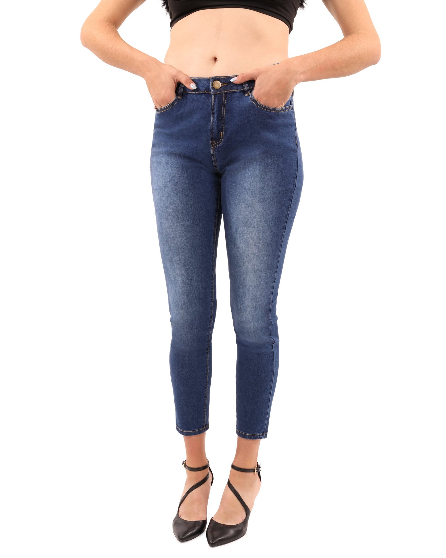 Jeans im Cabrillo-Look mit verwaschenem Schnitt 