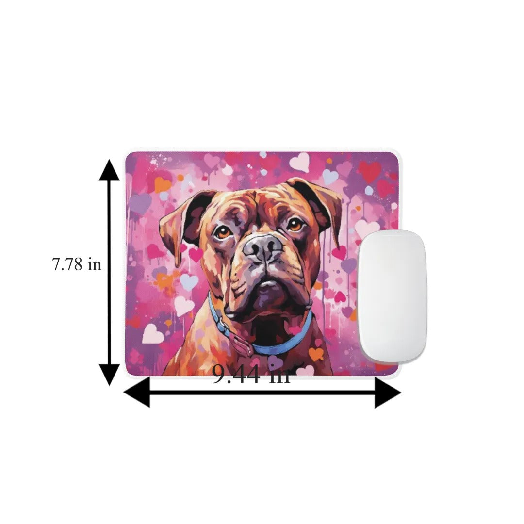 Sweetheart Dog Boxer Non-Slip Rubber Mousepad