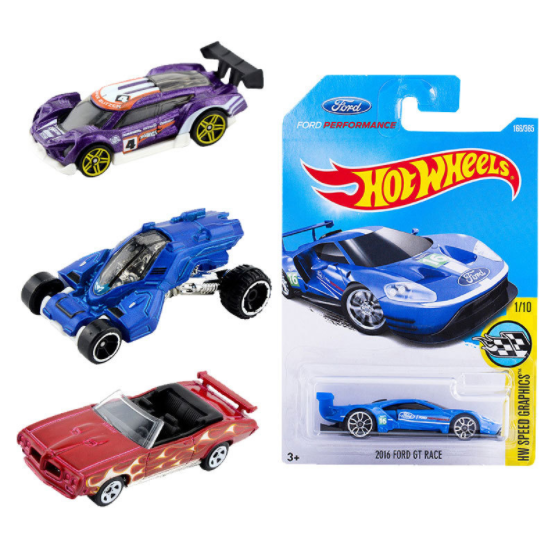 1:64 Mini coches de carreras Hot Wheels para juguetes de niños