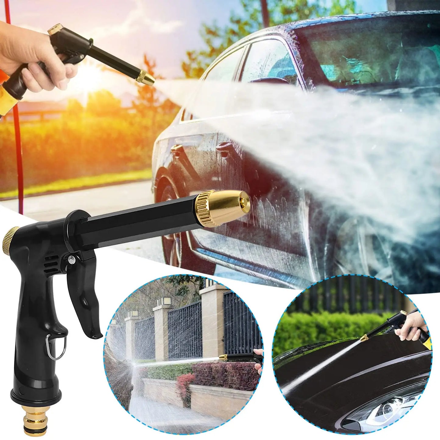 1 PC High Pressure Washer Hydro Jet Cleaning Tool Garden Sprayer Wand Adjustable Nozzle Gutter Cleaner Car Window Irrigation