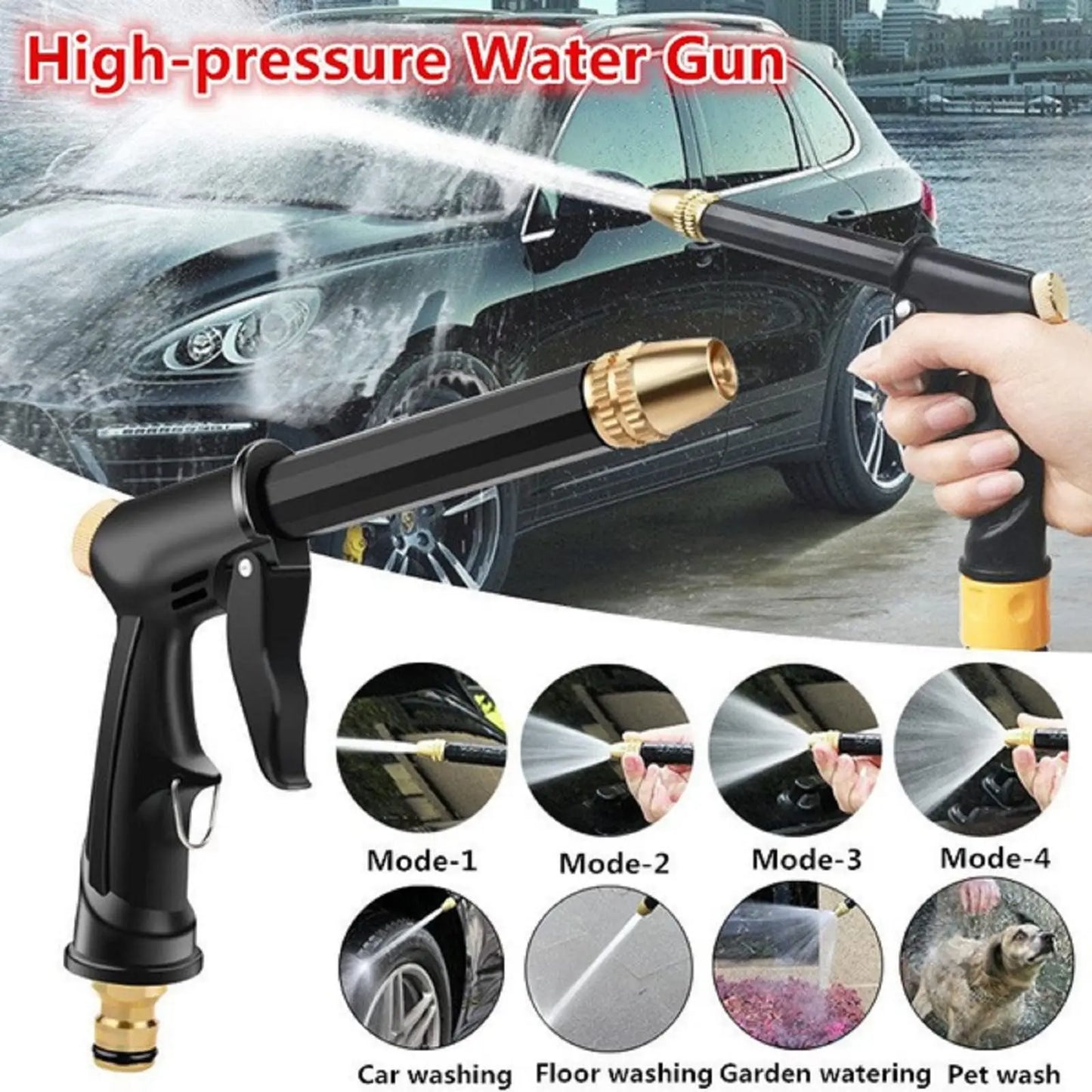 1 PC High Pressure Washer Hydro Jet Cleaning Tool Garden Sprayer Wand Adjustable Nozzle Gutter Cleaner Car Window Irrigation