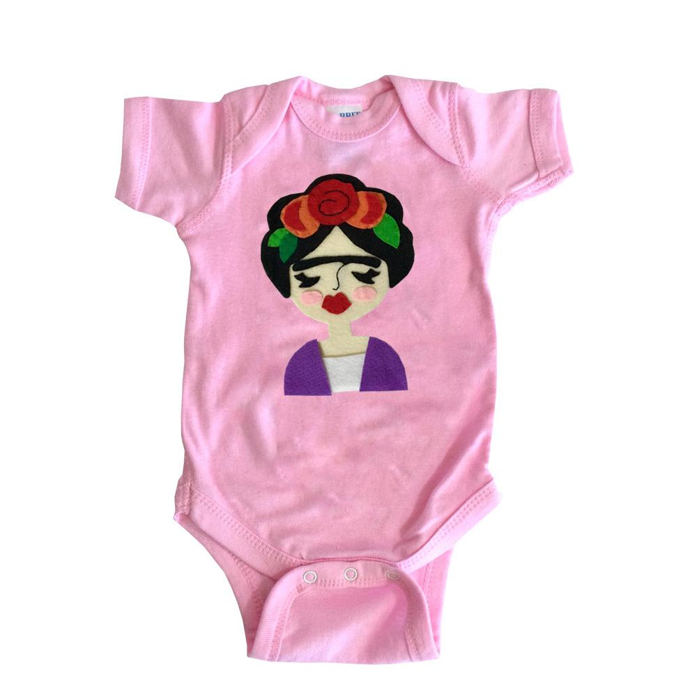 Frida Baby Body - Grau und Rosa