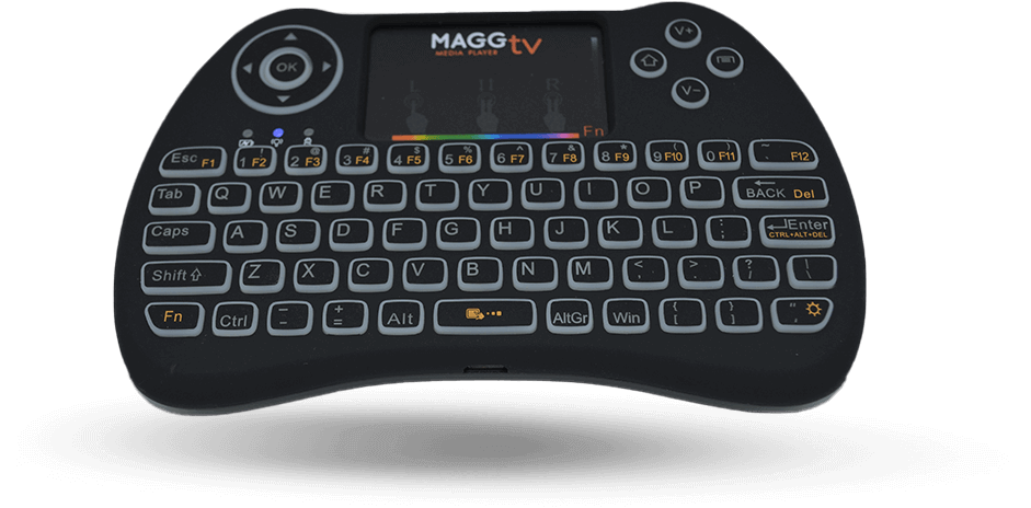 MaggTV 2,4 GHz Mini-Funktastatur-Maus-Kombination