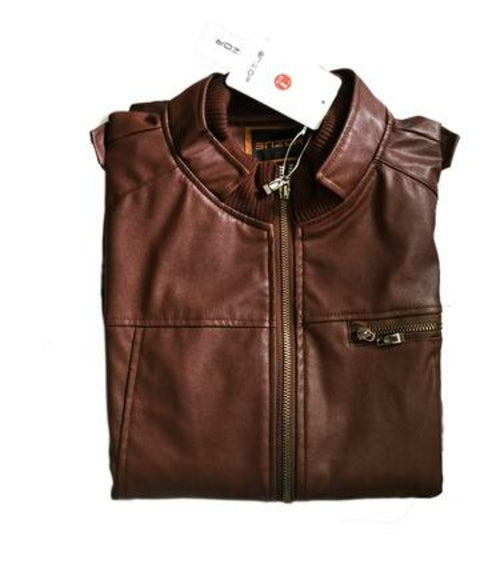 Chaqueta de cuero de PU para hombre, abrigos de moda para ropa de negocios masculina