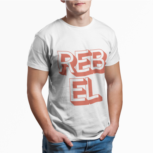 T-Shirt mit Rebel-Logo für Herren