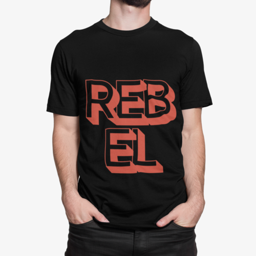 T-Shirt mit Rebel-Logo für Herren